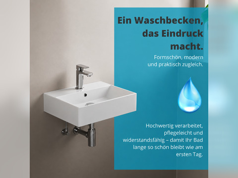 Waschbecken Aufsatzwaschtisch 0cm - Loft - KS.50-V2