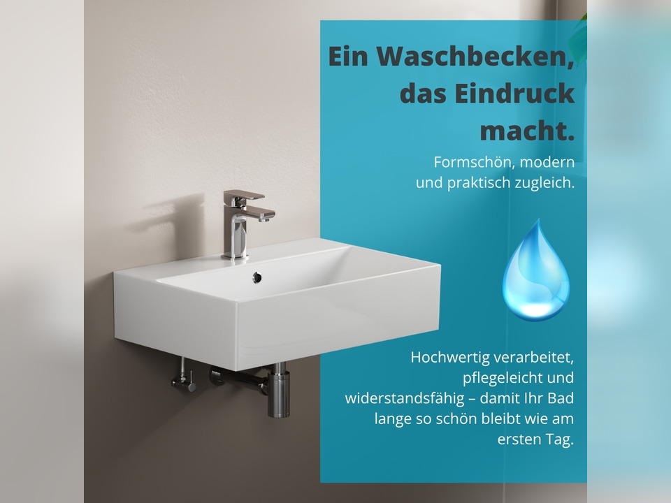 Waschbecken Aufsatzwaschtisch 0cm - Loft - KS.60-V2