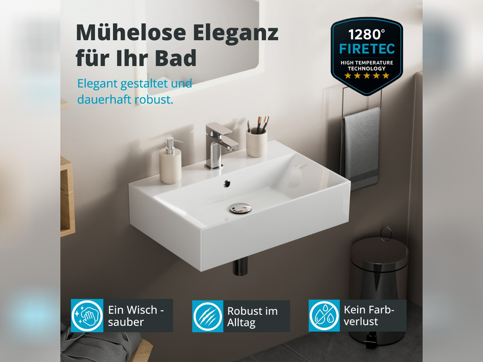 Waschbecken Aufsatzwaschtisch 0cm - Loft - KS.60-V2