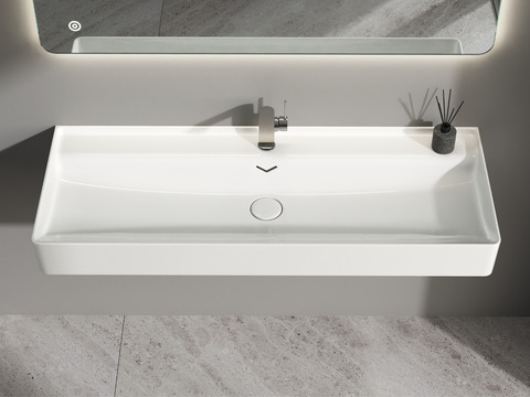 Waschbecken Aufsatzwaschtisch 120cm - Venus - 37.30.120.1