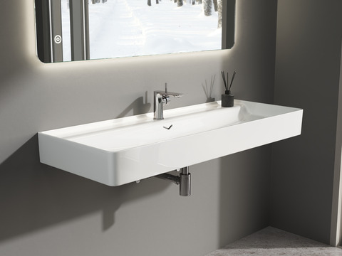 Waschbecken Aufsatzwaschtisch 120cm - Venus - 37.30.120.1