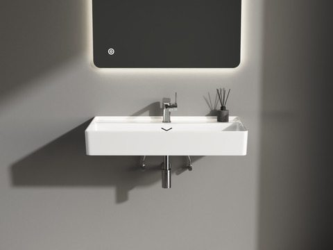 Waschbecken Aufsatzwaschtisch 80cm - Venus - 37.30.80.1