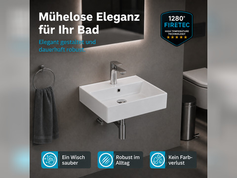 Waschbecken Aufsatzwaschtisch 81cm - Loft Air -...