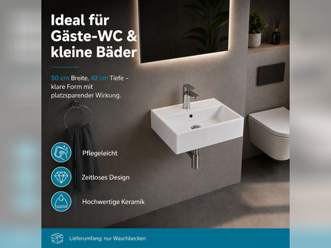 Waschbecken Aufsatzwaschtisch 81cm - Loft Air -...