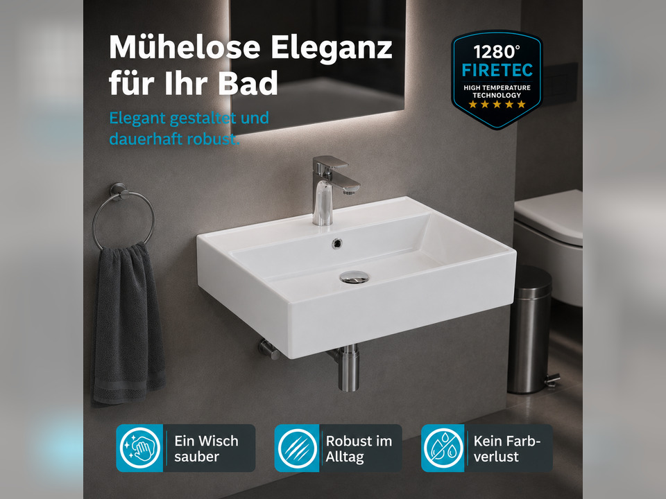Waschbecken Aufsatzwaschtisch 61cm - Loft Air - 10.14.30.018.01