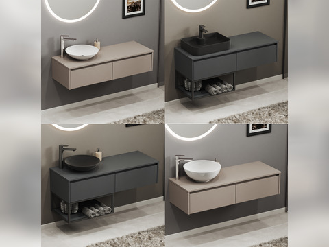 Aqua Bagno Cocon 120 zwei Auszug | Auswahl Graphit Matt...