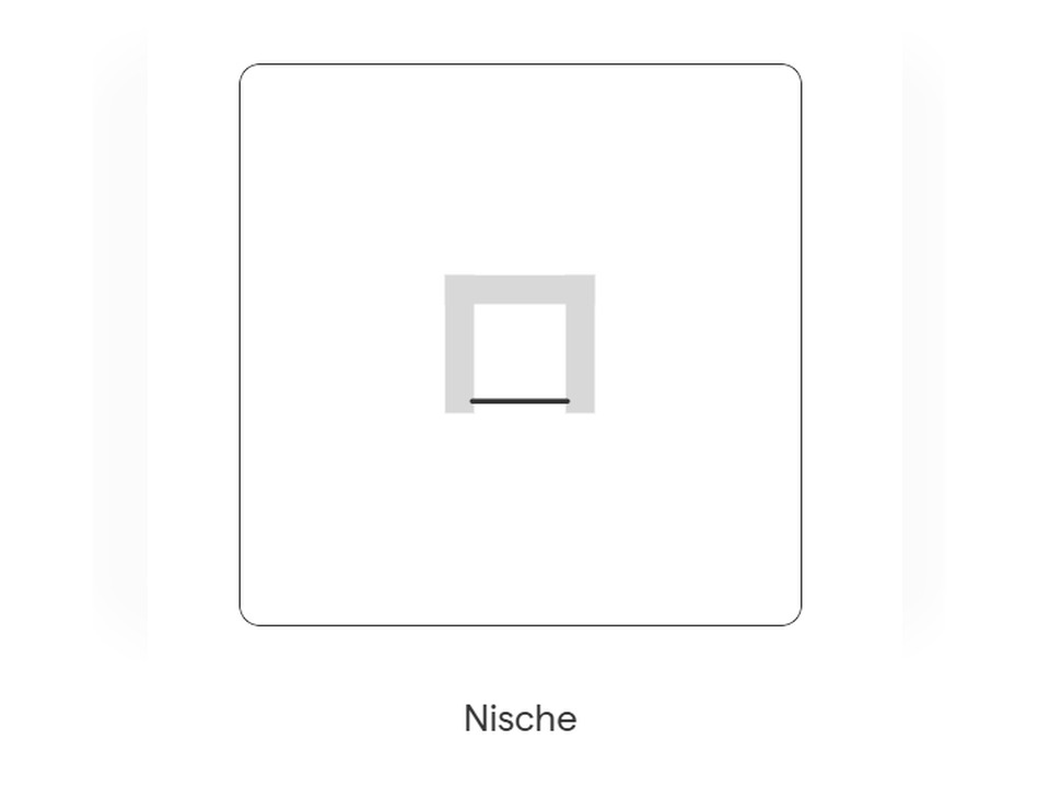 HSK Favorit Nova: Dreht&uuml;r Nische pendelbar
