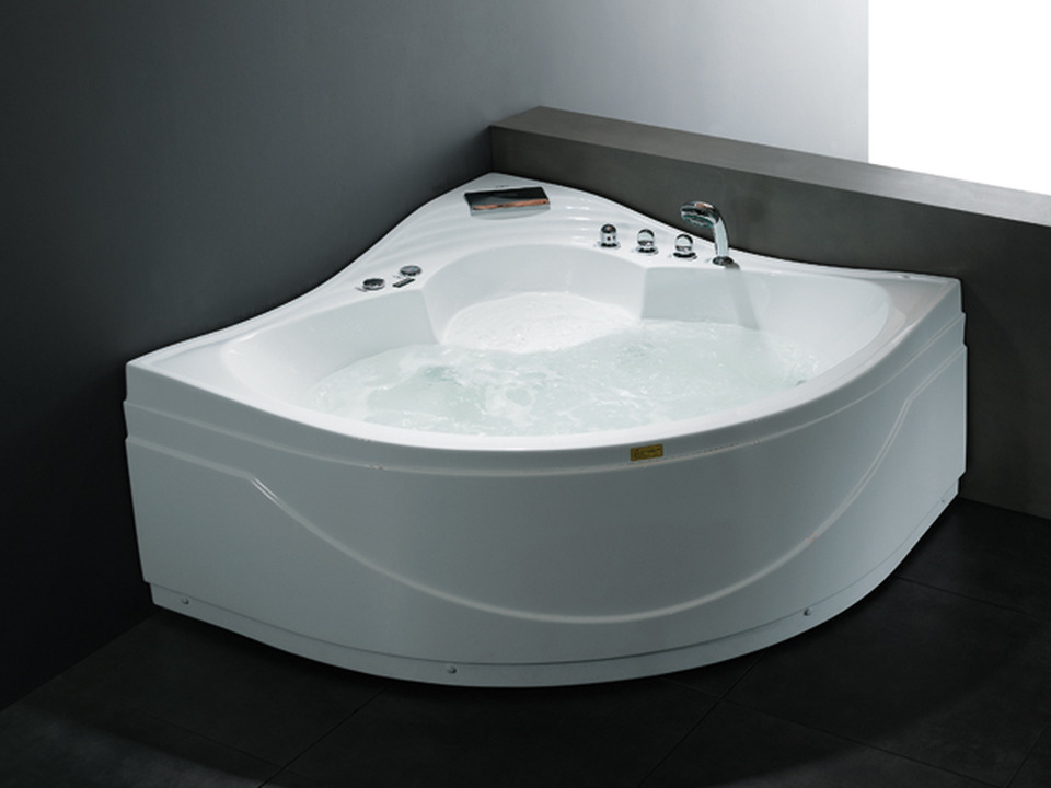 Whirlpool 135cm Rechteck-Badewanne LISSABON Comfort