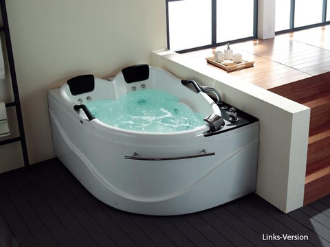 Whirlpool 175cm Eck-Badewanne BARCELONA Comfort