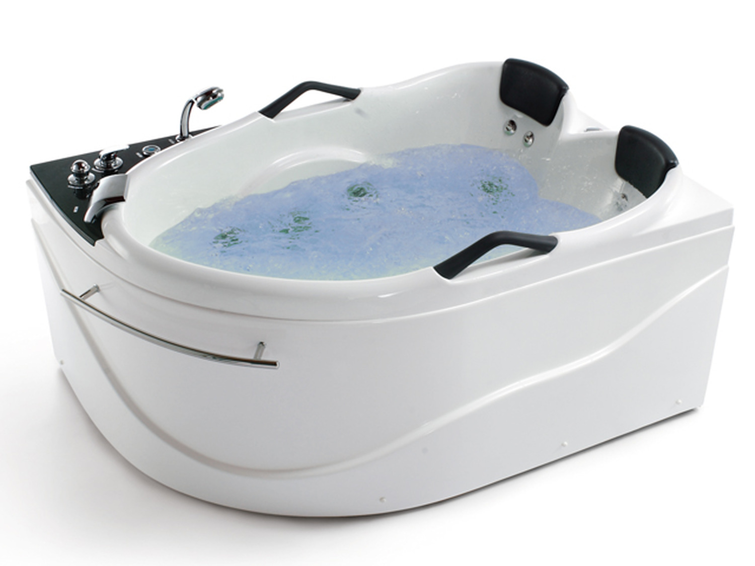 Whirlpool 175cm Eck-Badewanne BARCELONA Comfort