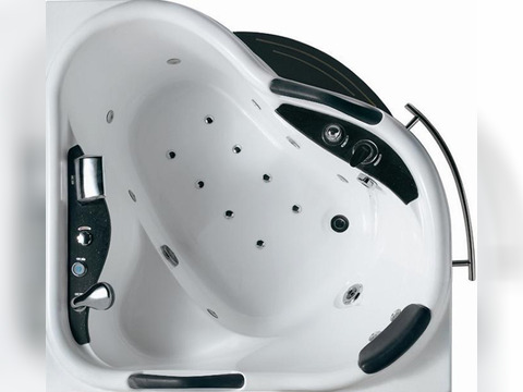 Whirlpool 140cm Eck-Badewanne MEXIKO Comfort