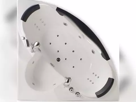 Whirlpool 160cm Eck-Badewanne VENEDIG Comfort