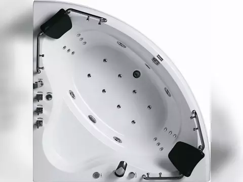 Whirlpool 150cm Eck-Badewanne STOCKHOLM Comfort