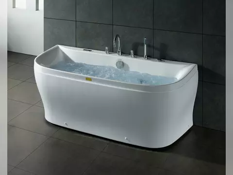 Whirlpool 180cm Rechteck-Badewanne NEW YORK ComfortLED