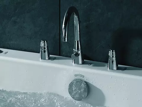 Whirlpool 180cm Rechteck-Badewanne NEW YORK ComfortLED