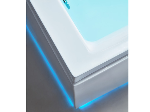 Whirlpool 180cm Rechteck-Badewanne ZüRICH Comfort