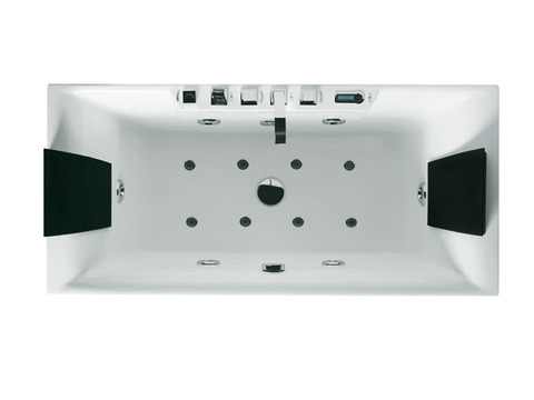 Whirlpool 170cm Rechteck-Badewanne ROTTERDAM Comfort+