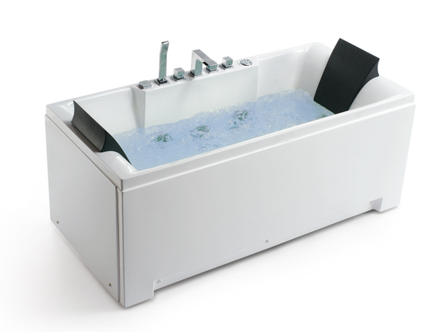 Whirlpool 170cm Rechteck-Badewanne ROTTERDAM Comfort+