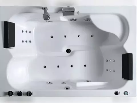 Whirlpool 200cm Rechteck-Badewanne MARSEILLEXL Comfort