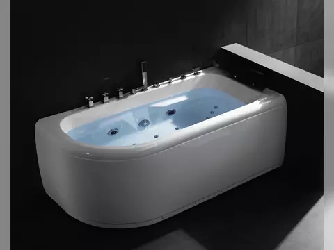 Whirlpool 170cm Rechteck-Badewanne LUZERN(R) Comfort