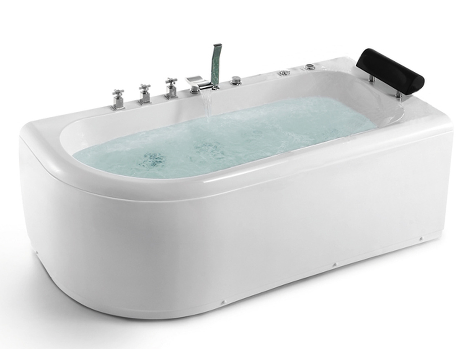 Whirlpool 170cm Rechteck-Badewanne LUZERN(R) Comfort