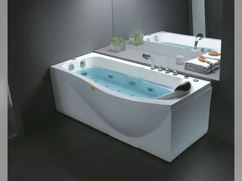 Whirlpool 150cm Rechteck-Badewanne DUBLIN.S Comfort