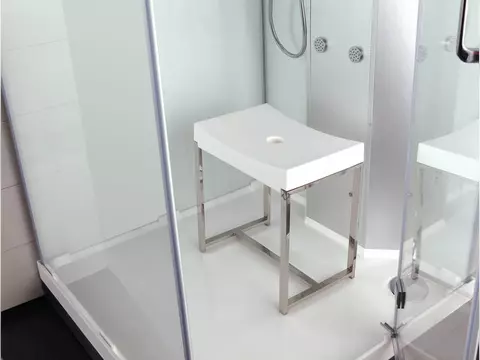 Hocker Dampfdusche Relax weiß