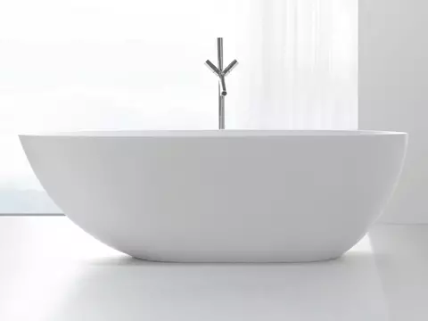 Aqua Bagno freistehende Badewanne Cocon - Corian,...