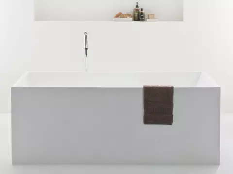 Aqua Bagno freistehende Badewanne Square - Corian,...