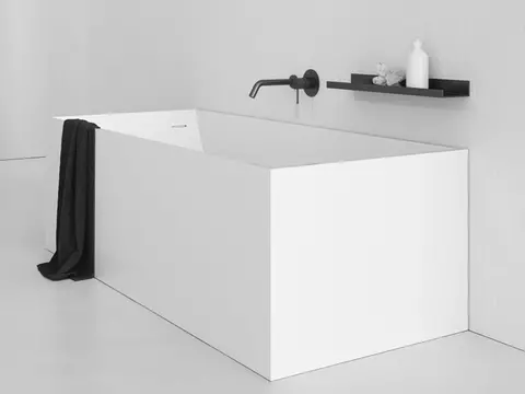 Aqua Bagno freistehende Badewanne Square - Corian,...