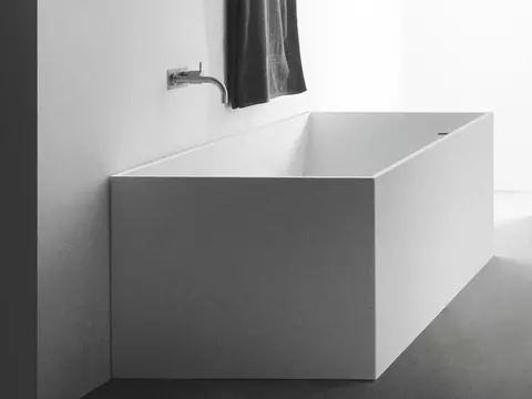 Aqua Bagno freistehende Badewanne Square - Corian,...