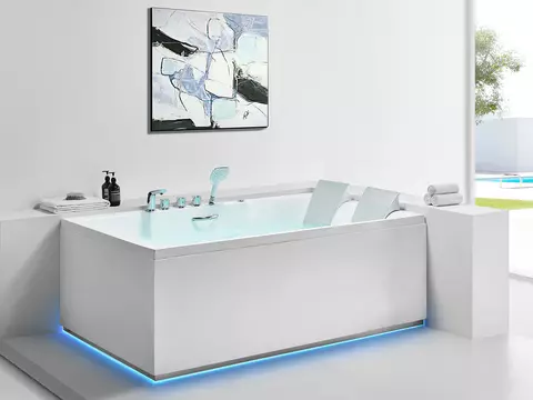 Whirlpool 180cm Eck-Badewanne BRüSSEL Comfort