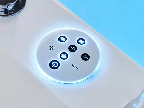 Whirlpool 180cm Eck-Badewanne BRüSSEL Comfort