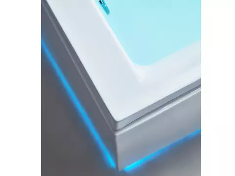 Whirlpool 180cm Eck-Badewanne BRüSSEL Comfort