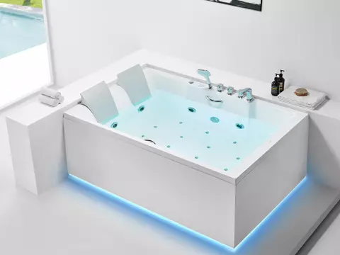 Whirlpool 180cm Eck-Badewanne BRüSSEL Comfort