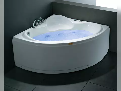 Whirlpool 120cm Eck-Badewanne KIEW Comfort