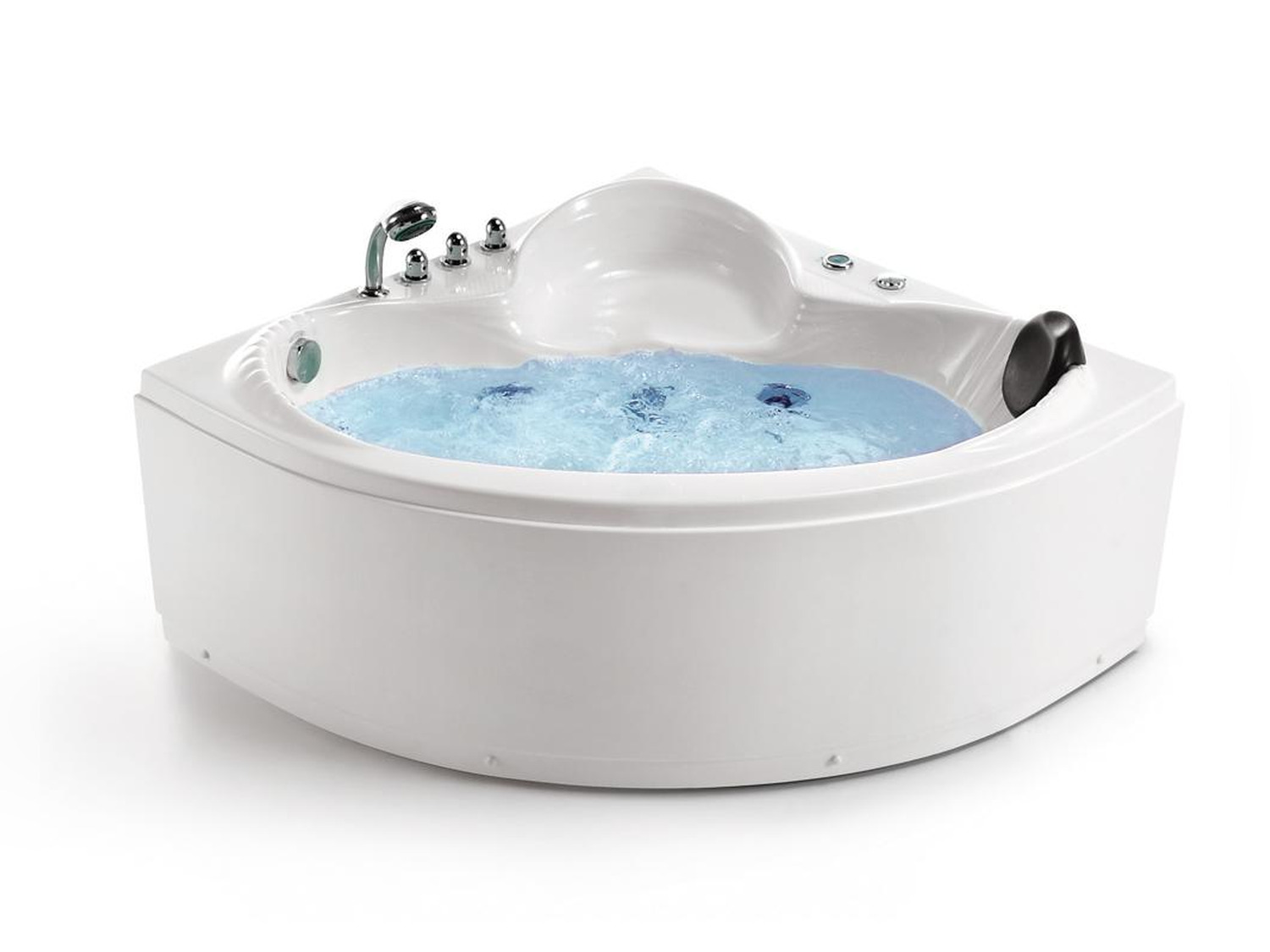 Whirlpool 120cm Eck-Badewanne KIEW Comfort