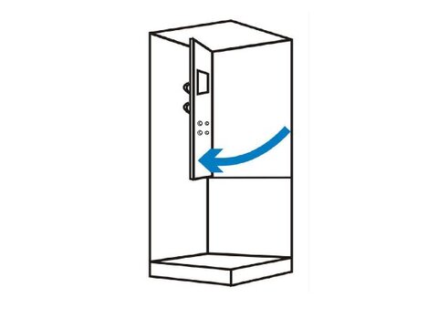 Dampfdusche B1202-1 225 x 100 x 90cm Eckmodell
