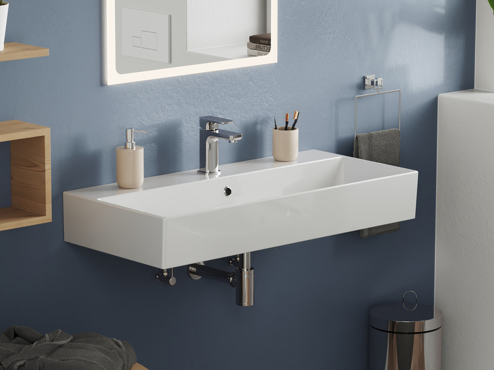 Waschbecken Aufsatzwaschtisch 90cm - Loft - KS.90
