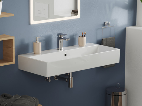 Waschbecken Aufsatzwaschtisch 90cm - Loft - KS.90