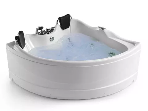Whirlpool 165cm Eck-Badewanne HAMBURGXL Comfort