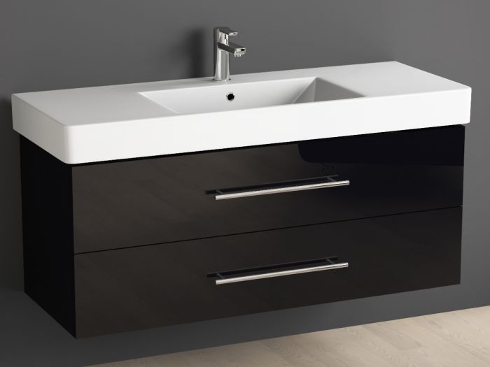Badmöbel inkl Keramik Waschtisch und Unterschrank 120cm zentriert Badmöbel inkl Keramik Waschtisch und Unterschrank 120cm zentriert