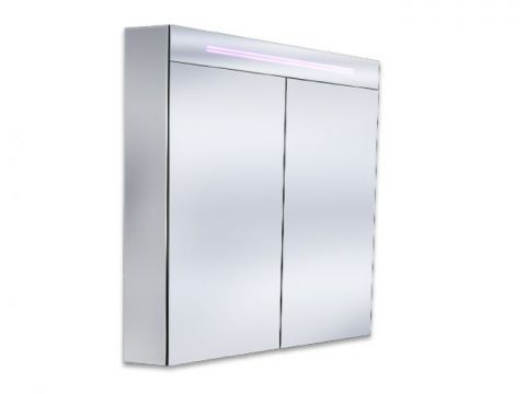 Bad Spiegelschrank 60cm inkl. LED Beleuchtung, 2 Türen...