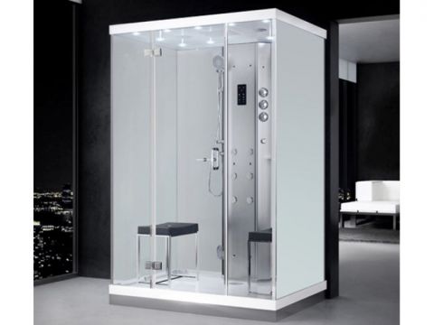 Dampfdusche Relax 140cm Dampfsauna Sauna Nischenmodell...