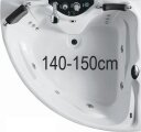 Eck-Whirlpool bis 150cm