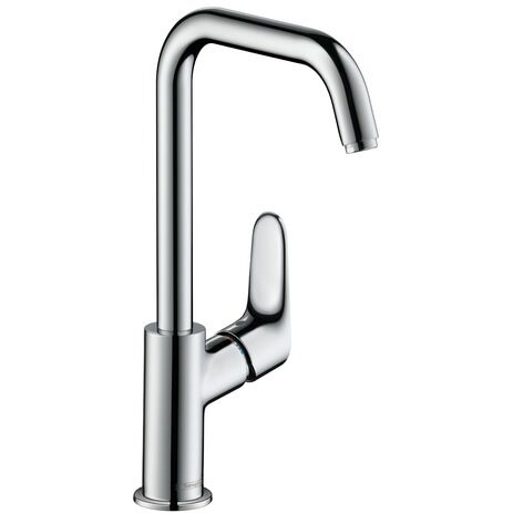 hansgrohe Waschtischmischer 240 FOCUS chrom,mit Ablaufgarnitur, Schwenkauslauf