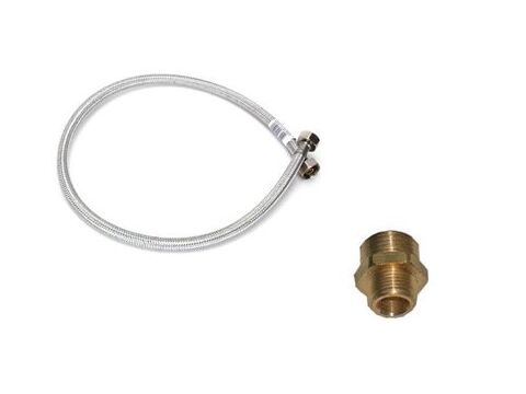 Taharat Anschlussset, Doppelnippel 3/8- 1/2- &...