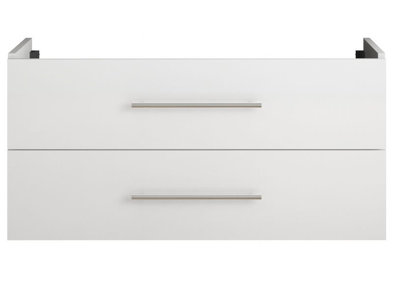 Aqua Bagno Waschtischunterschrank 100x48x45cm wei&szlig; lackiert