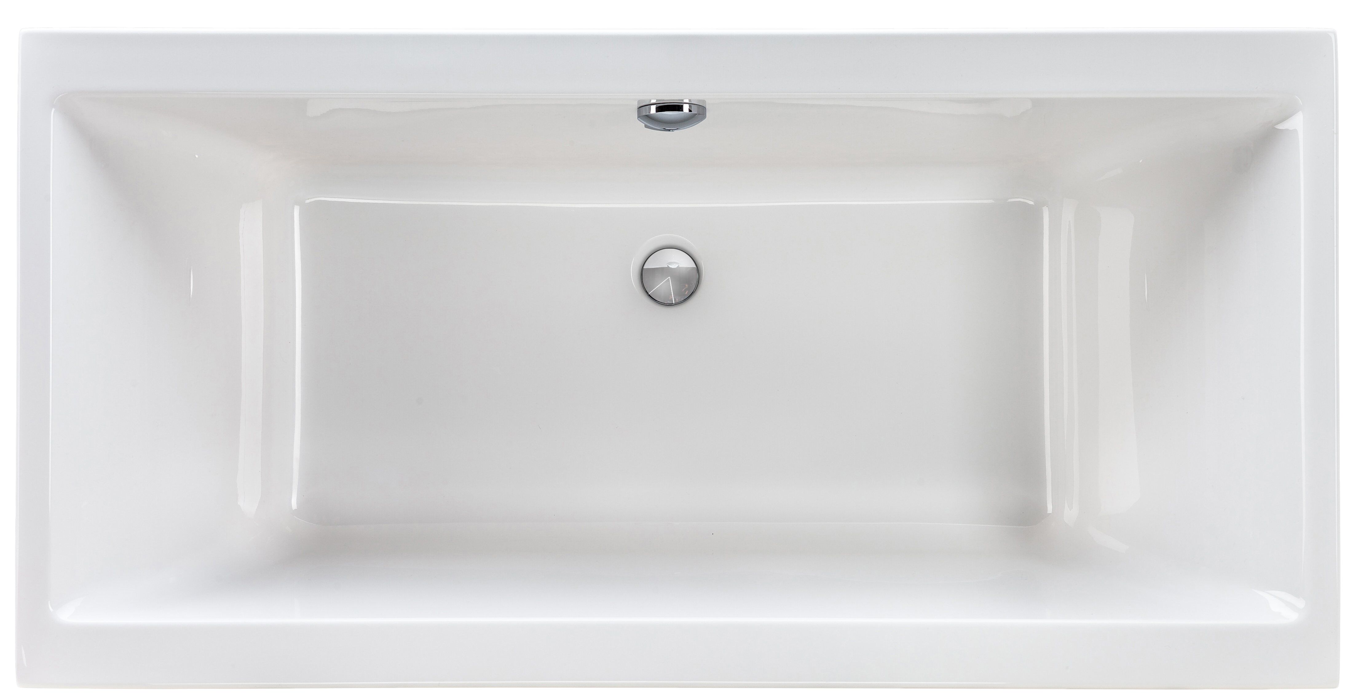 Schr&ouml;der Badewanne rechteck wei&szlig;, 170x75x42,5mm Malibu ECO