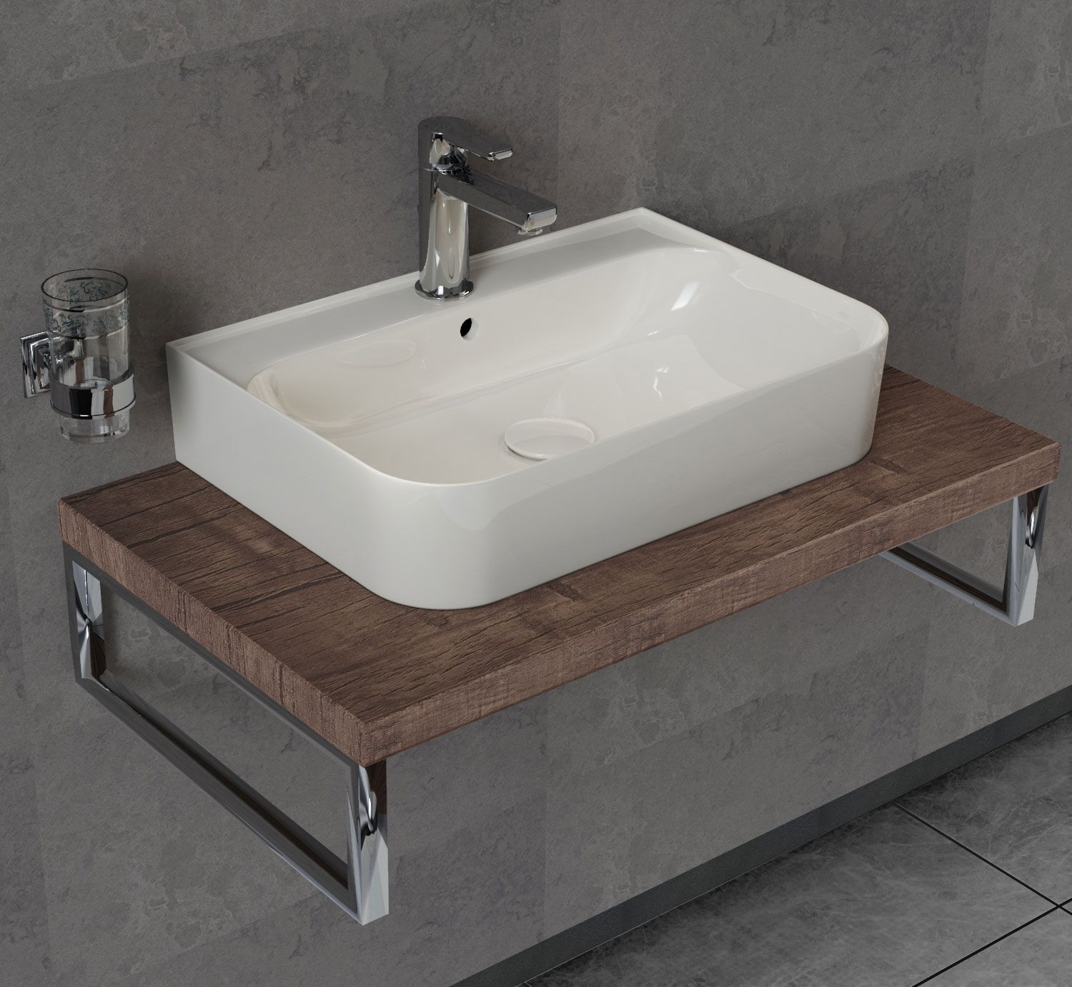 Waschbecken Aufsatzwaschtisch 55cm - You - 10.15.30.01